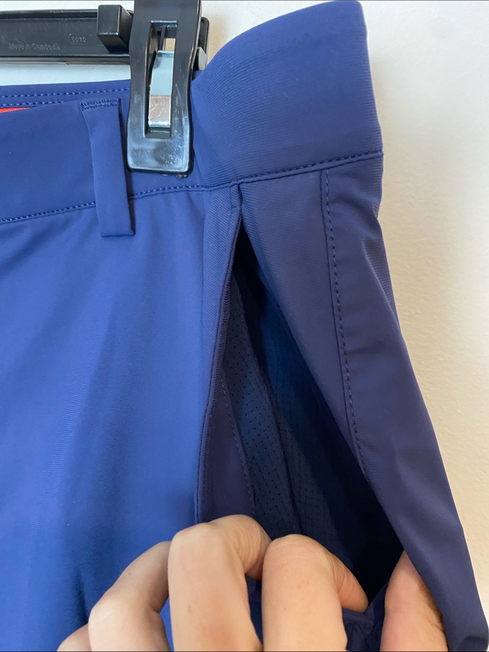 Redvanly HANOVER PULL-ON SHORT Navy Blue 7" Inseam Performance Stretch Size L - Picture 4 of 6